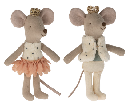 Royal Twins Mice, Little Sister and Brother in Box