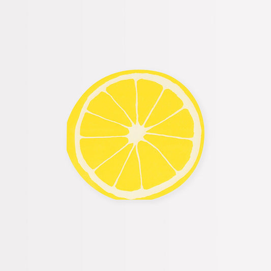 Lemon Napkins (x 16)
