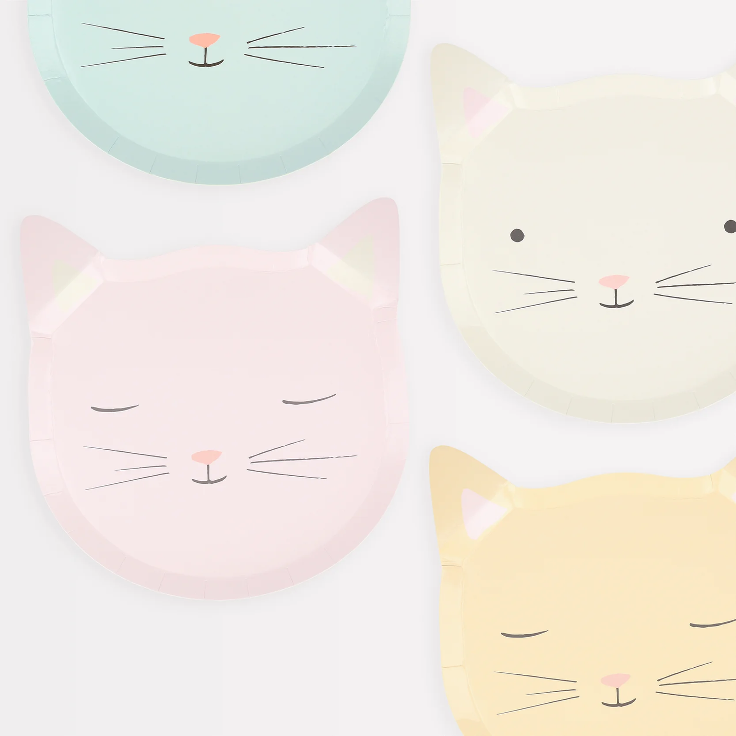 Cute Kitten Plates
