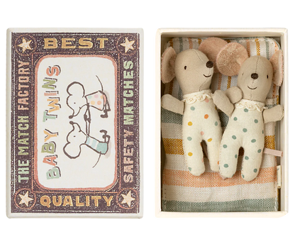 Twins, Baby Mice in Matchbox