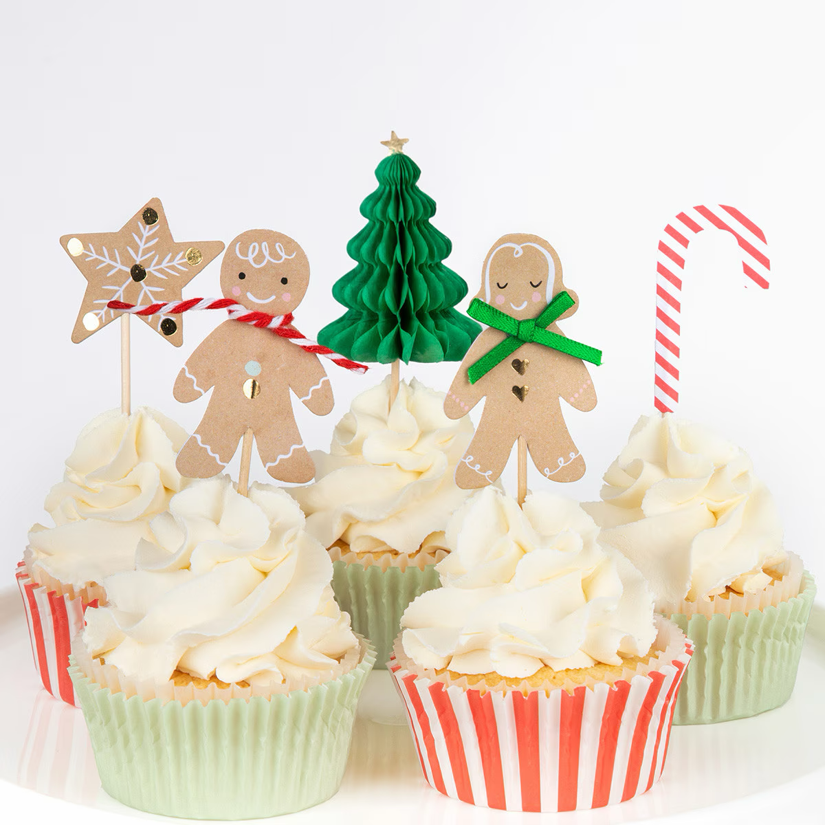 Gingerbread Cupcake Kit (x 24 toppers)