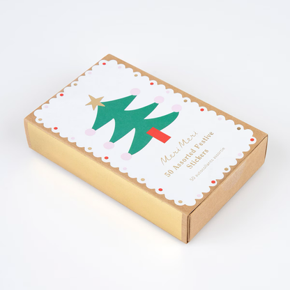 Festive Stickers (X 50 Sheets)