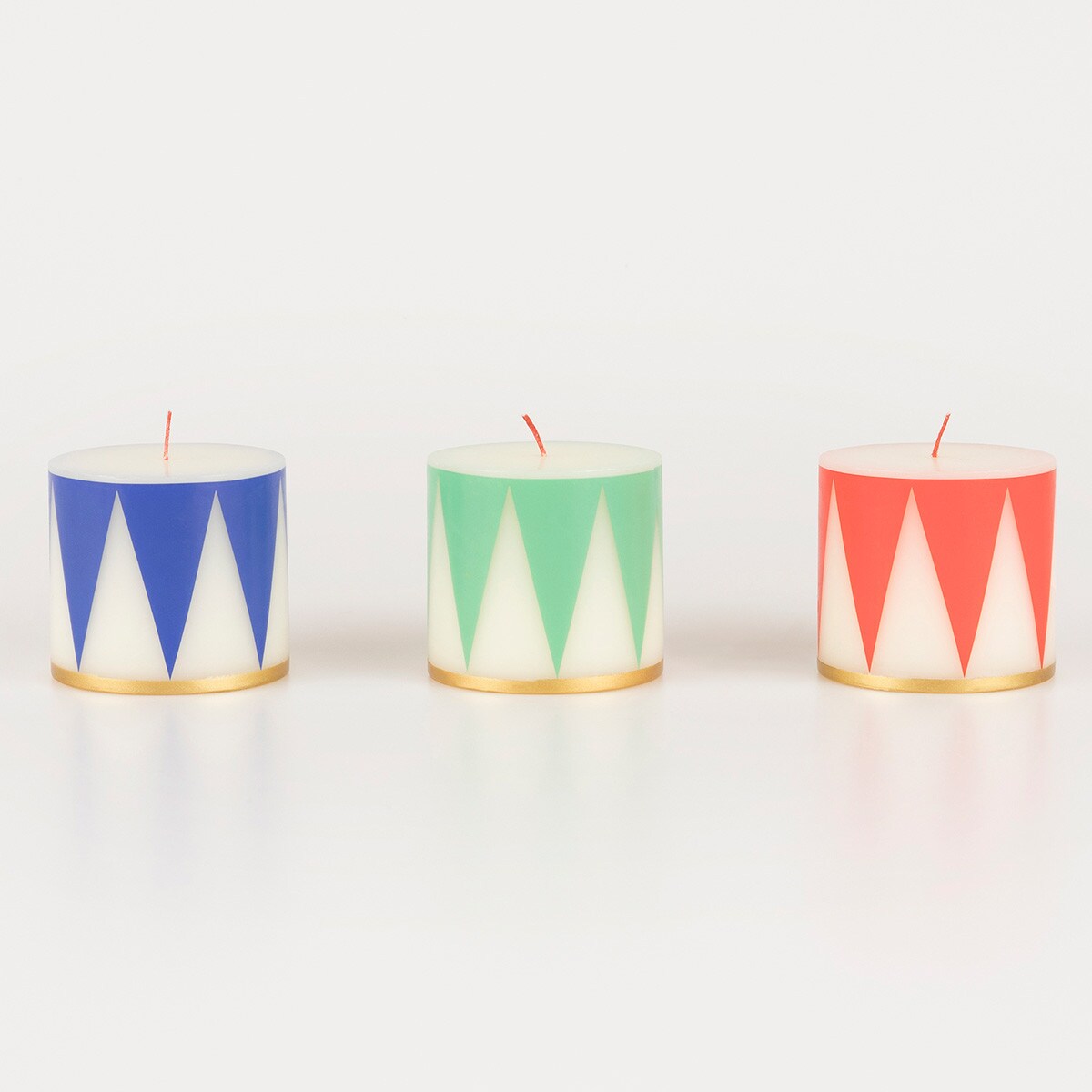 Small Drum Candles (x 3)