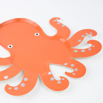 Octopus Plates (x8)