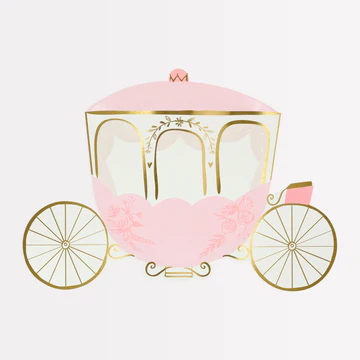 Princess Carriage Plates (x8)