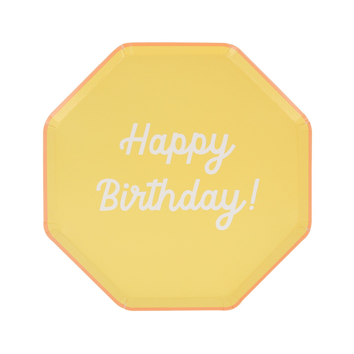 Mixed Happy Birthday Side Plates (x 8)