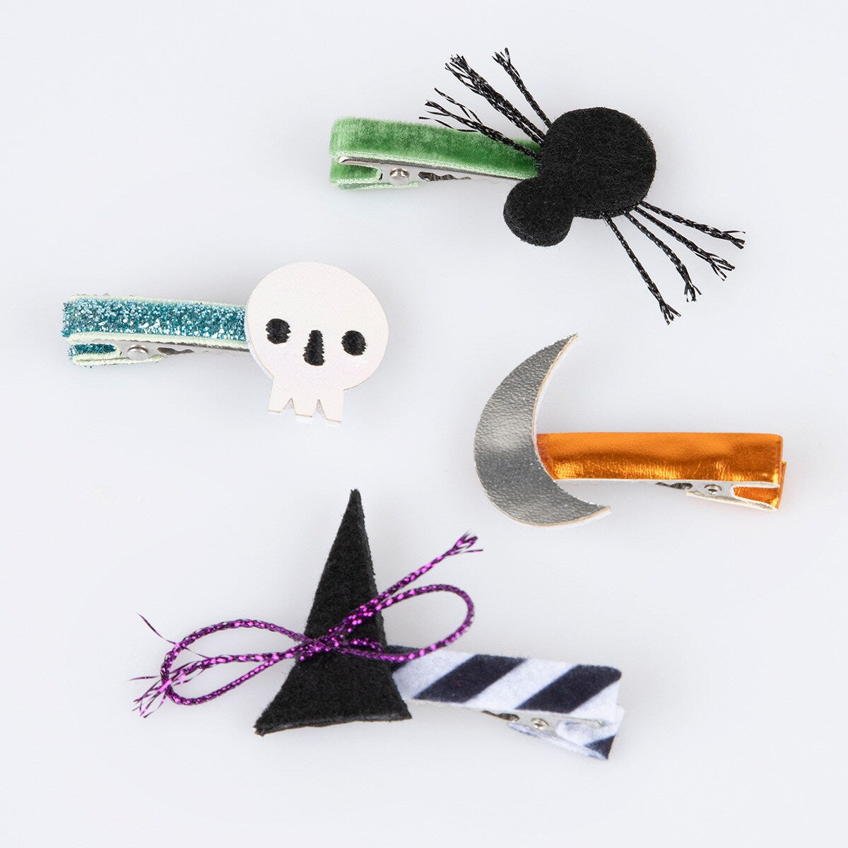 Halloween Icons Hair Clips (x 8)