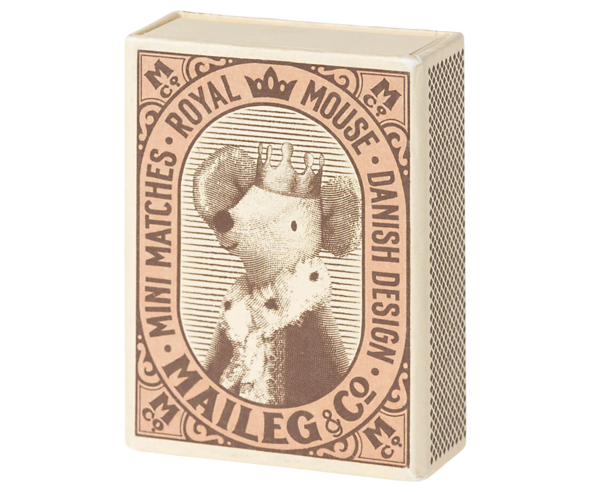 Sleepy/Wakey Baby Mouse in Matchbox