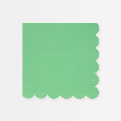 Emerald Green Large Napkins (x 16)