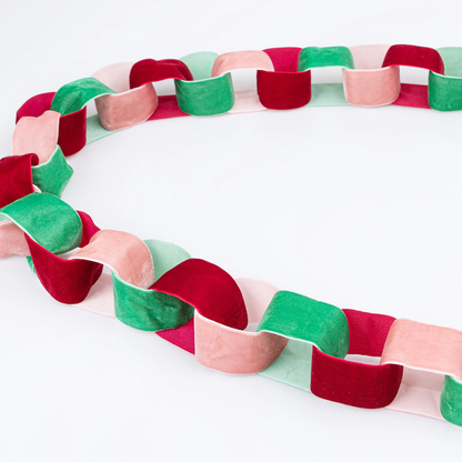 Velvet Chain Link Garland