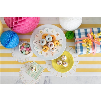 Happy Birthday Serving Papers- Pack of 12