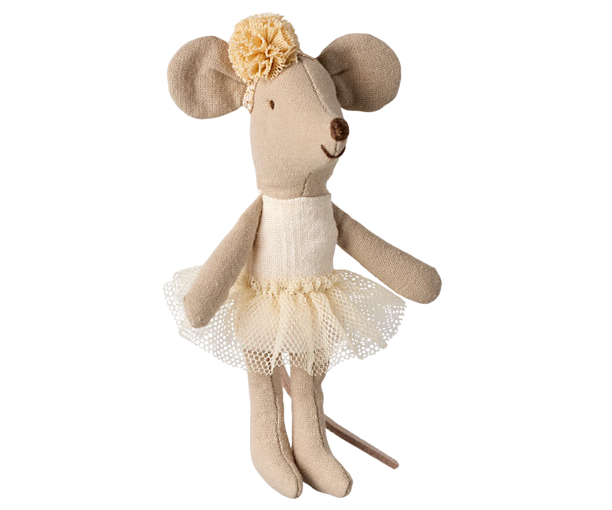 Ballerina Mouse, Little Sister- Off White