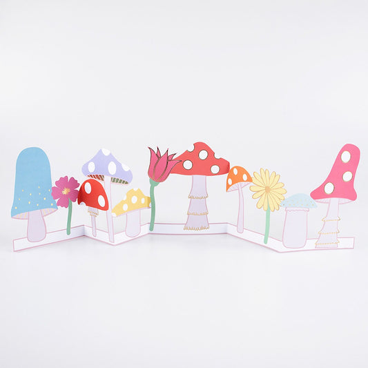 Mushroom Concertina Card