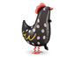 Foil balloon Rooster, 48x60 cm, mix