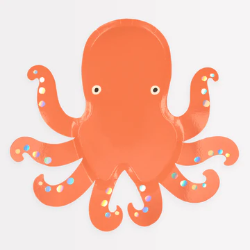 Octopus Plates (x8)