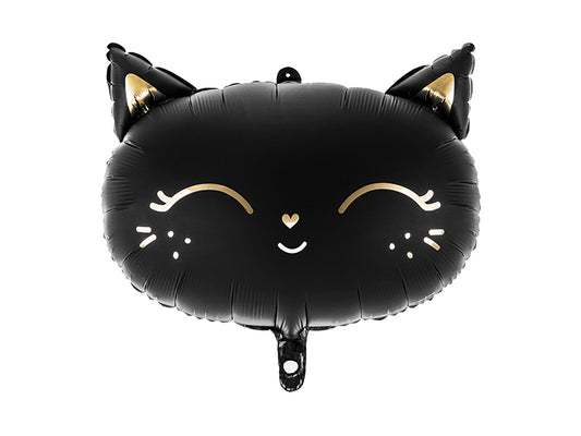 Foil Balloon Cat, Black