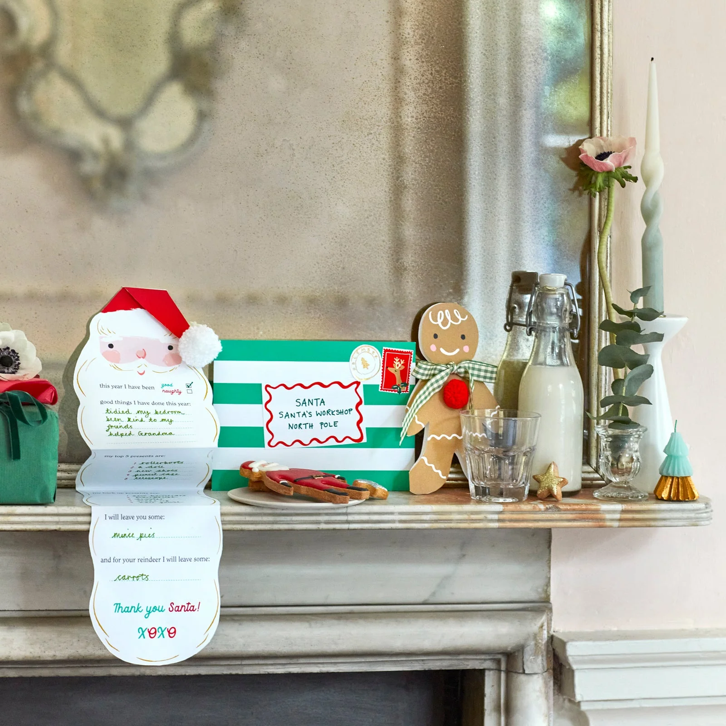 Letter-to-Santa Wishlist Kit