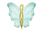 Foil Balloon Butterfly, 69x69 cm, mint