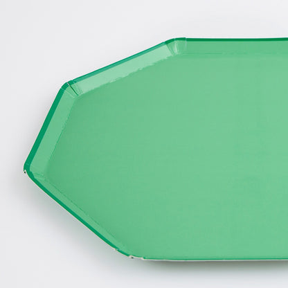 Emerald Green Side Plates (x 8)