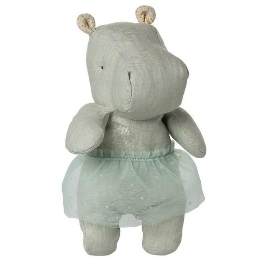 Hippo with skirt, Mint - Small