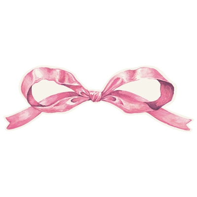 Pink Bow Table Accent- Pack of 12