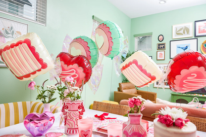 Valentine's Candy Heart Balloons (set of 6)