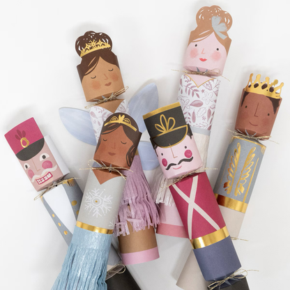 Nutcracker Character Medium Crackers (x 6)