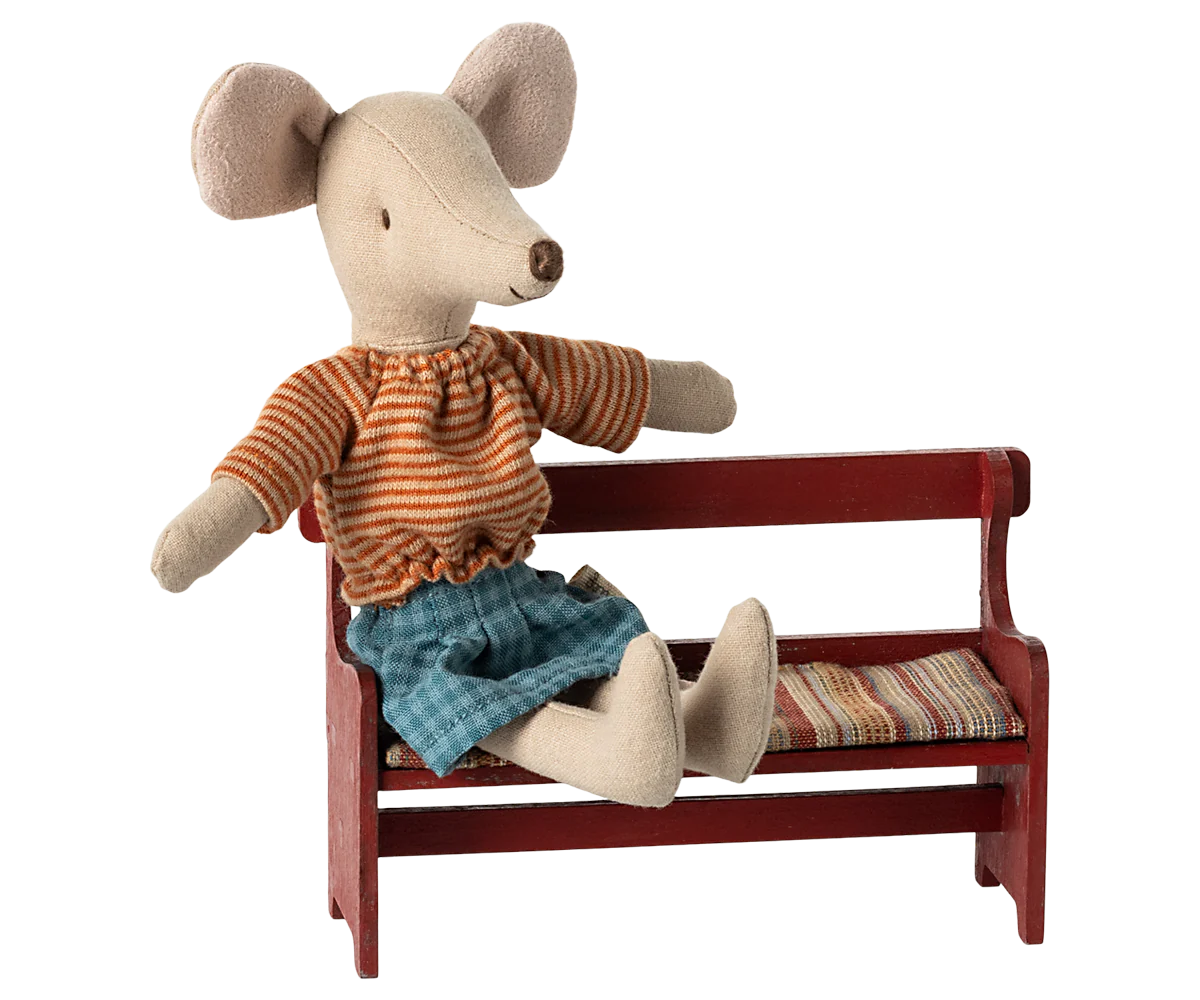 Bench, Mouse- Red