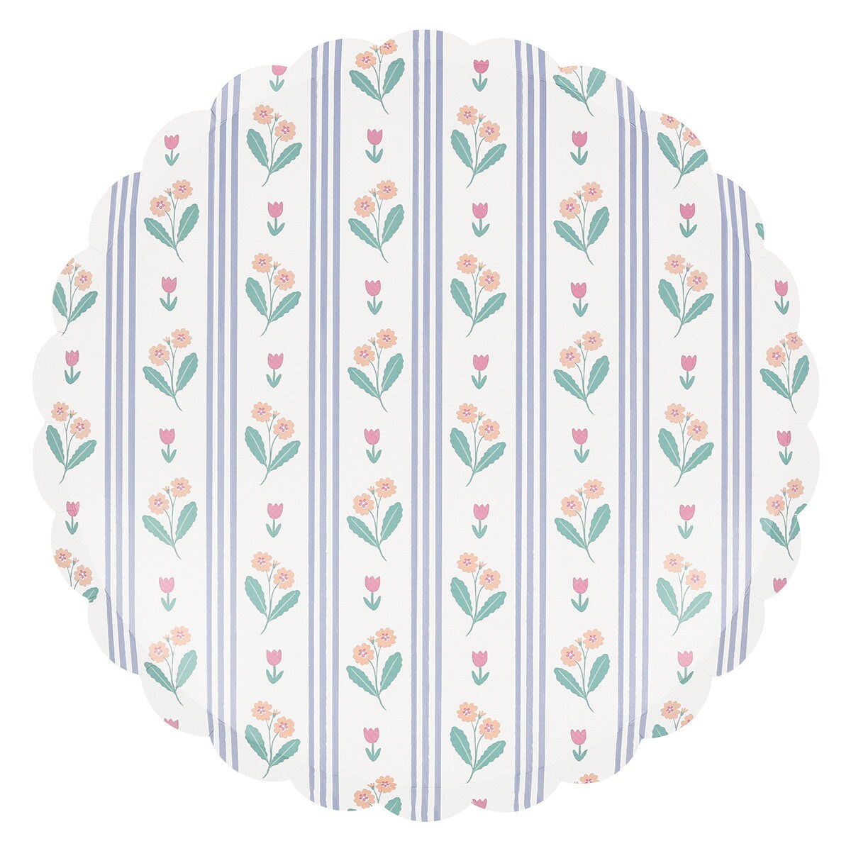 Bloomsbury Floral Pattern Dinner Plates (x 8)