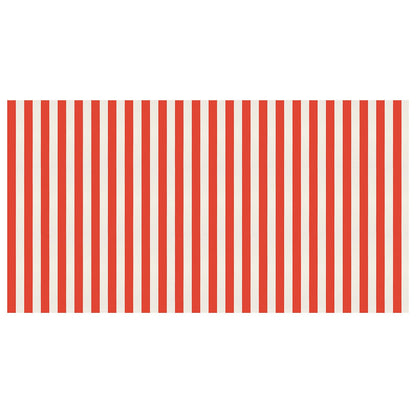 Red Striped Tablecloth