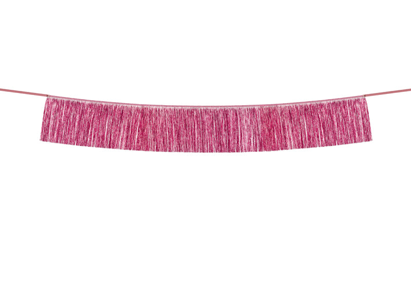 Fringe Garland, Pink