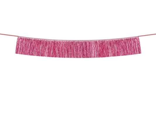 Fringe Garland, Pink