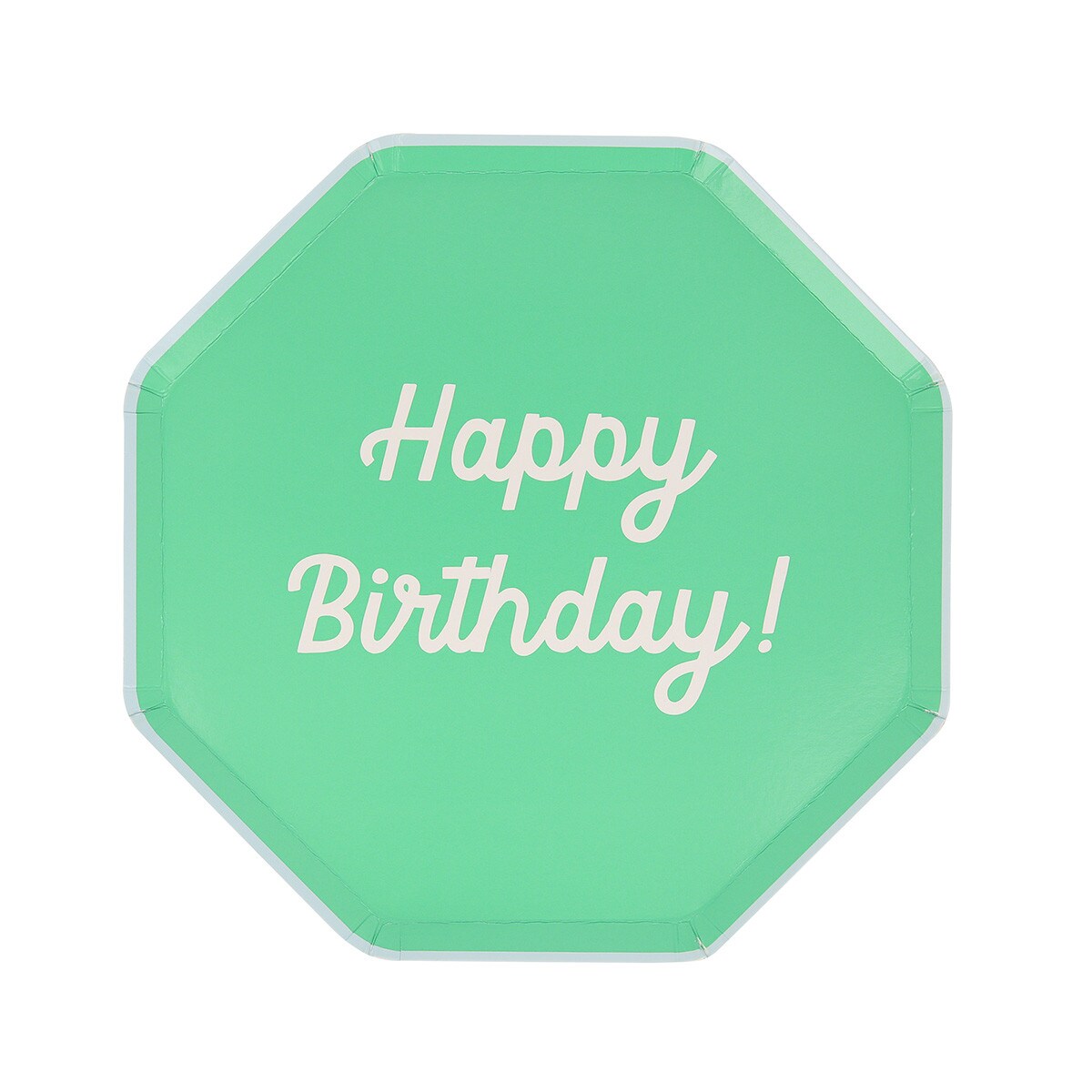 Mixed Happy Birthday Side Plates (x 8)