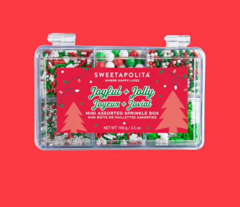 Joyful + Jolly Mini Assorted Sprinkle Box