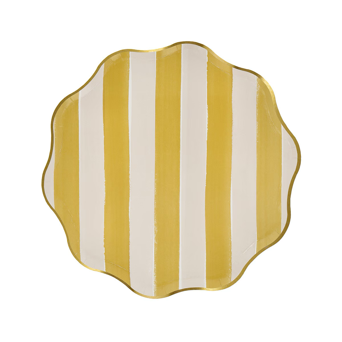 Fall Stripe Side Plates (x 8)