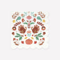 Folk Fall Large Napkins (x 16)