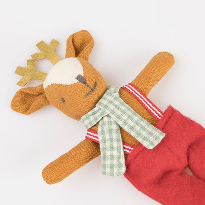 Reindeer Mini Doll & Suitcase