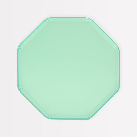 Sea Foam Green Side Plates (x 8)