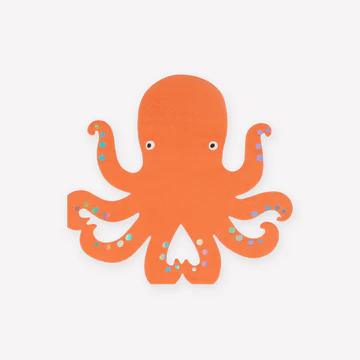 Octopus Napkins (x16)