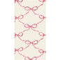 Pink Bow Lattice Guest Napkin- Pack of 16