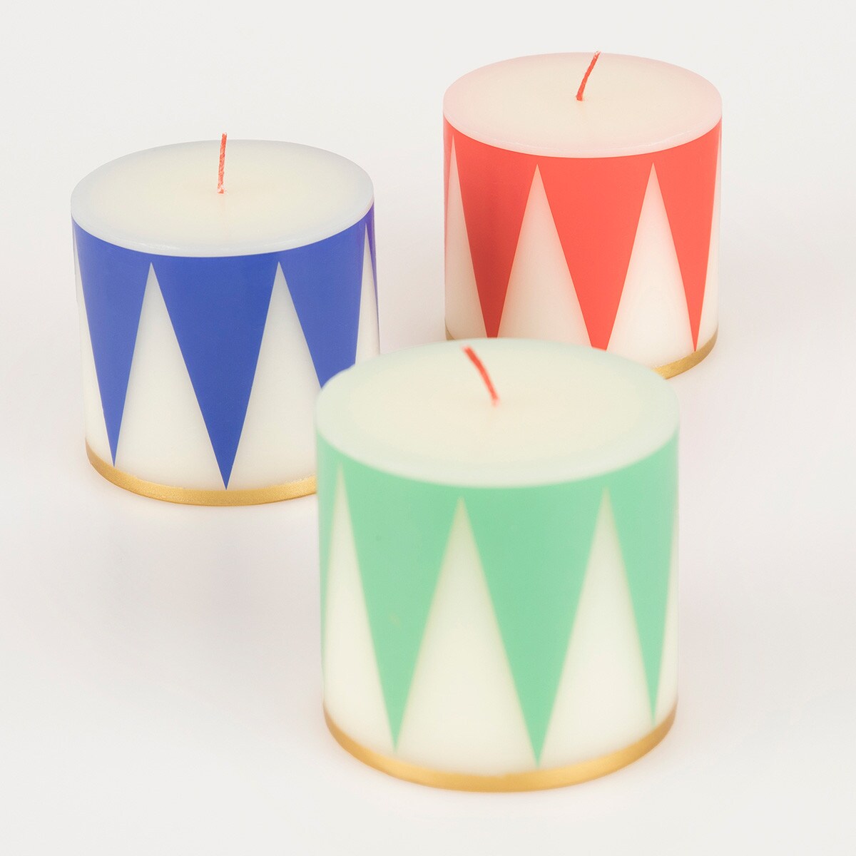 Small Drum Candles (x 3)