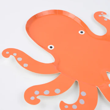 Octopus Plates (x8)