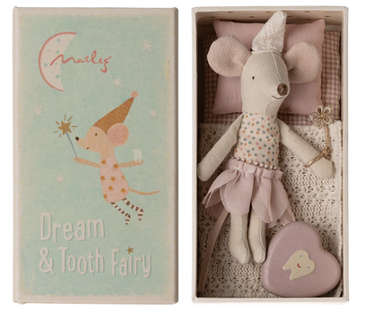 Tooth Fairy Mouse, Little Sister in Matchbox