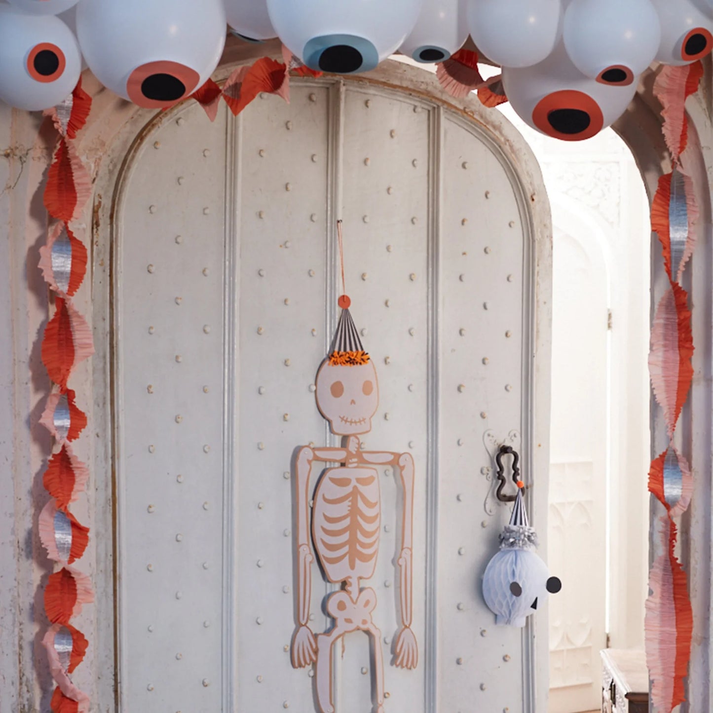 Vintage Giant Halloween Jointed Skeletons