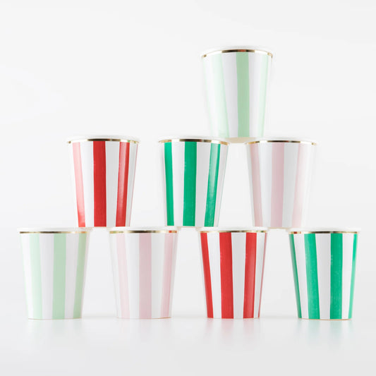 Striped Cups