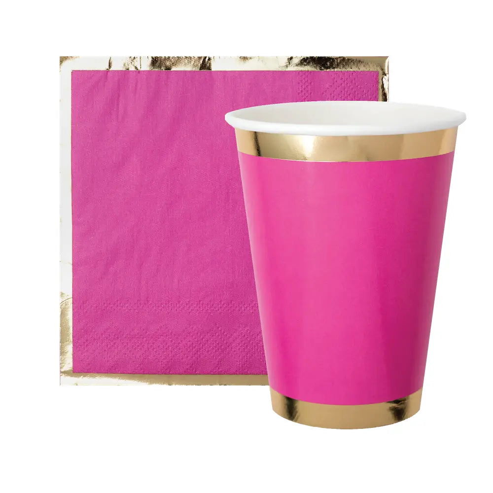 Posh Pinky Pie 12 oz Cups - 8 Pk.