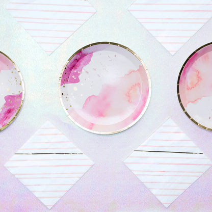 Pretty in Pink Charger Plates - 8 Pk.