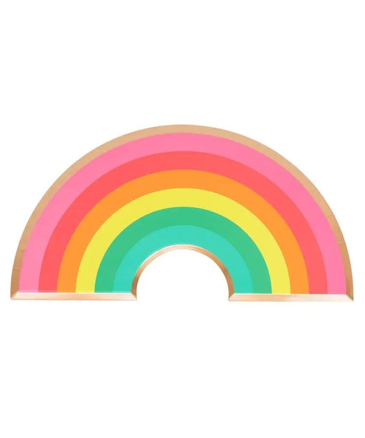 Rainbow- Oh Happy Day Novelty Plates