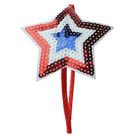 Red, White, and Blue Star Headband