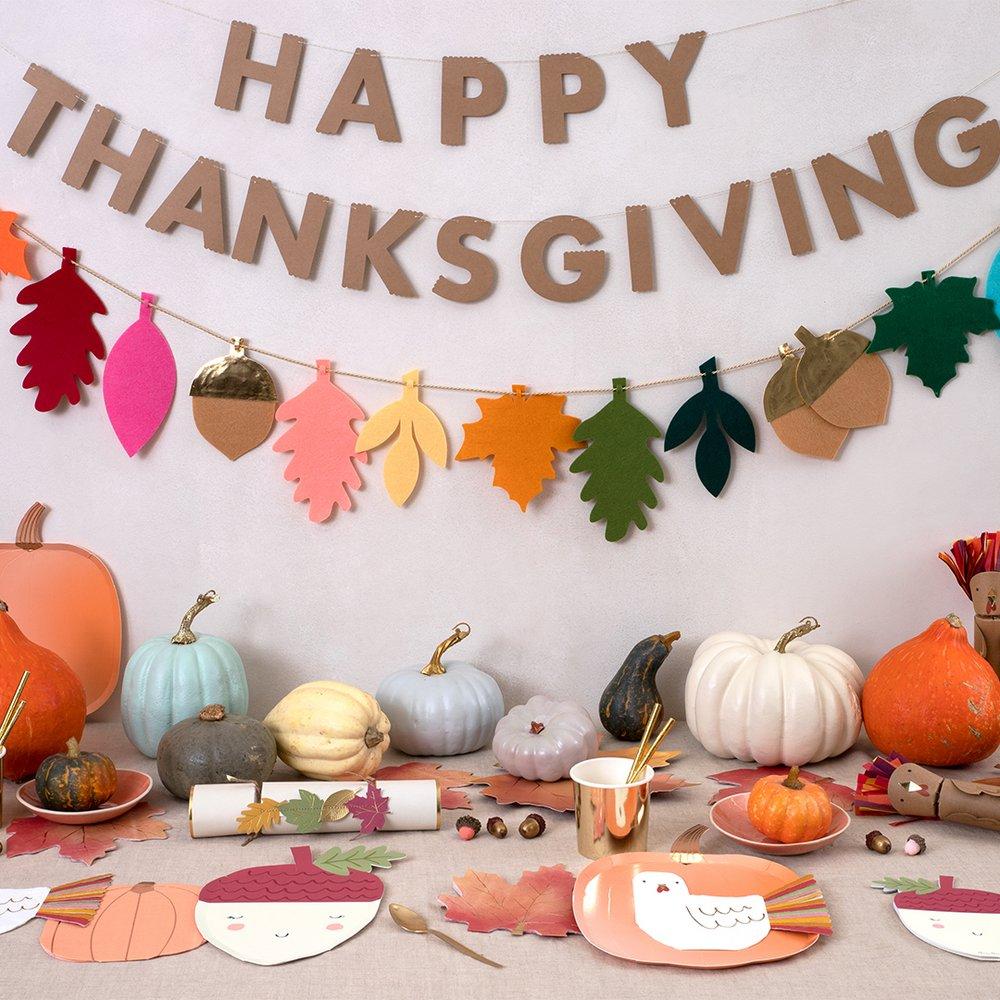 Thanksgiving Fringed Turkey Napkins